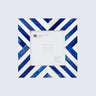 Baby Picture Frames Chevron Pattern Bone Inlay Collection in 3 Colors|1" Border Width