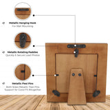 Baby Picture Frames Herringbone Pattern Bone Inlay Collection in 4 Colors