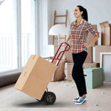 P-Handle Hand Truck with Foldable Load Plate for Warehouse Garage