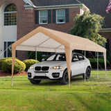 10 x 20 Feet Portable Garage Tent Carport with Galvanized Steel Frame
