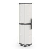 Plastic Kitchen Pantry with 4 Adjustable Shelves and Single Door for Living Room and Kitchen
