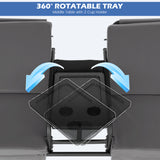Porch Swing Chair with Adjustable Canopy