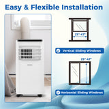 8000 BTU Portable Air Conditioner with Remote Control Cools up to 250 Sq.Ft