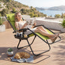 Portable Zero Gravity Chairs with Cup Holder Trays and Backrest