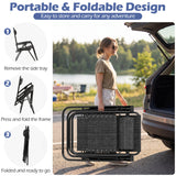 Portable Zero Gravity Chairs with Cup Holder Trays and Backrest
