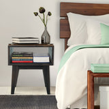 Acacia Serena Solid Wood Nightstand - Elegant and Durable Bedside Storage