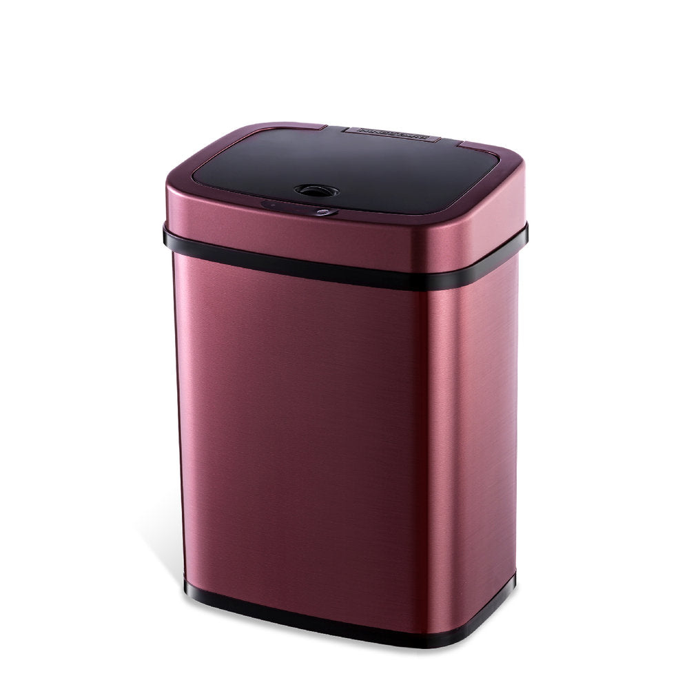 Rectangular Motion Sensor Trash Can 3.2 Gallon Stainless Steel | DZT-12-5