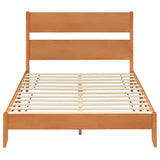 Queen Bed Frame with Headboard and Solid Wood Legs 12 Slats