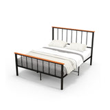 Bed Frame with Headboard and Footboard