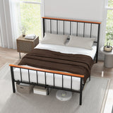 Bed Frame with Headboard and Footboard