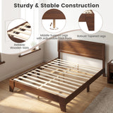 Queen Size Modern Bed Frame with Headboard