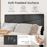 Twin/Full/Queen Size Upholstered Platform Bed Frame with High Headboard