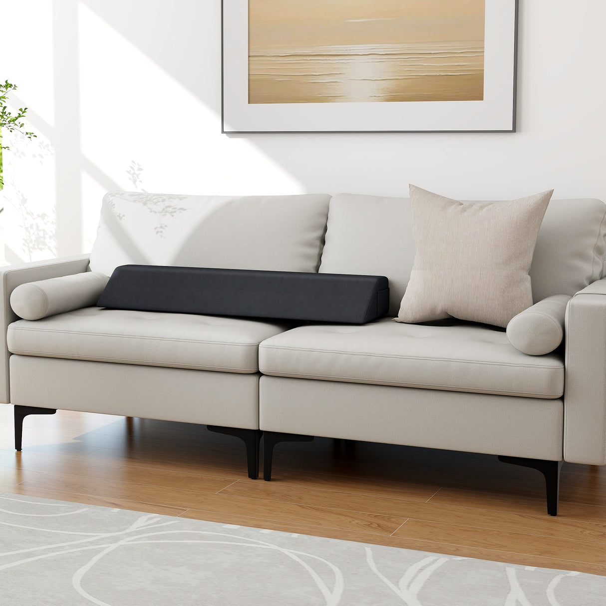 Bed Wedge Pillow with Storage Bag