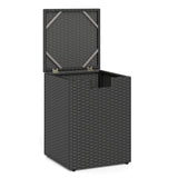 Rattan Propane Tank Cover Patio Hideaway Tank Side Table