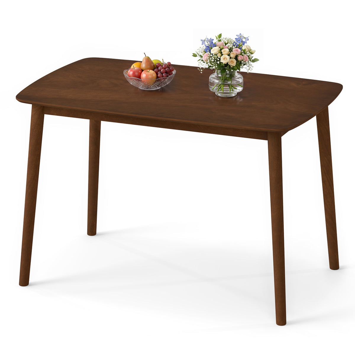 Rectangular Kitchen Table for Living Room Breakfast Nook-Coffee