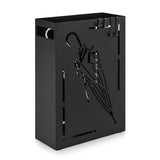 Rectangular Umbrella Holder Rack with Removable Drip Tray-Black