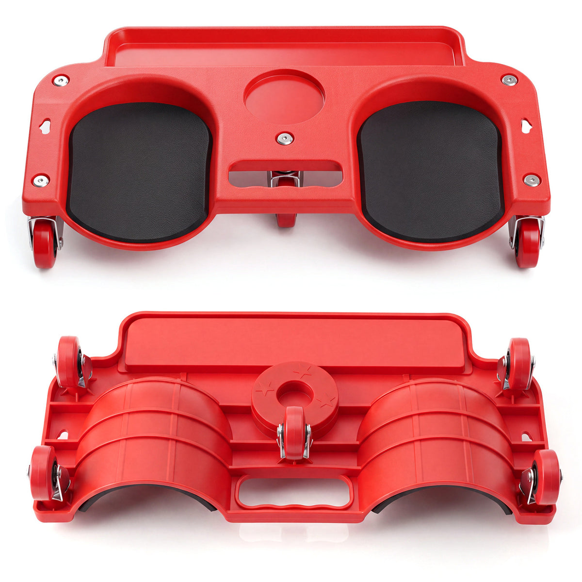 Rolling Knee Creeper with 360Â° Swivel Casters Lightweight Kneeling Pads