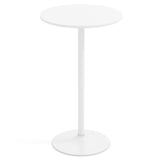 Round Bistro Table 40 Inch Bar Height Tall Coffee Cocktail Table
