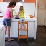 3 Tier Step Stool 3 in 1 Folding Ladder Bench