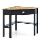 Corner Wooden Piece Laptop Computer Desk