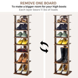 7-Tier Shoe Rack Practical Free Standing Shelves Storage Shelves