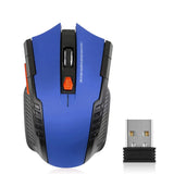 2.4G 6 Buttons Wireless Mouse 1600DPI Optical Mouse Gamer for Computer Wireless Mice with USB Receiver for PC Laptop Accessories