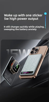10000mAh CCC 3C Magsafe Power Bank Magnetic Wireless Phone Charger External Battery 20W Fast Charging for IPhone 16 15