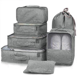 8/7/6 pieces Set Travel Organizer Storage Bags Suitcase Packing Set Storage Cases Portable Luggage Organizer Clothe Shoe Pouch