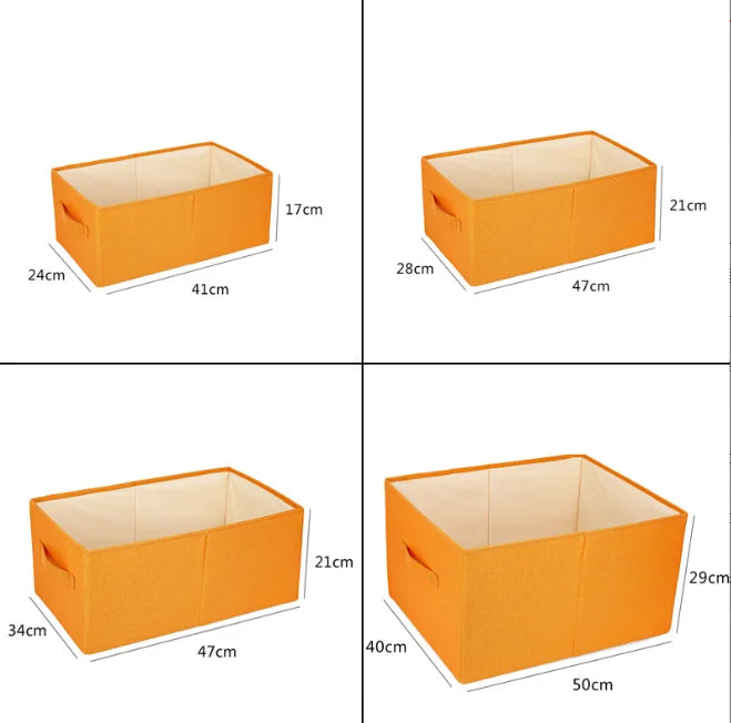 Large Foldable Storage Box Organizing Box For Closet Storage Clothing Storage Box Folding Storage Box For Home Office Storage