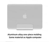 Vertical Laptop Stand Holder Foldable Aluminum Notebook Stand Laptop Tablet Stand Support For Macbook Air Pro PC 13-17 inch