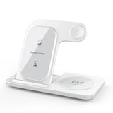 3 in 1 Wireless Charger Stand Pad For iPhone 15 14 13 12 X Max Foldable Fast Charging Station Dock For IWatch 8 7 SE AirPods Pro