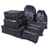8/7/6 Pieces Set Travel Organizer Storage Bags Suitcase Packing Cubes Set Cases Portable Folding Luggage Clothes Shoe Tidy Pouch