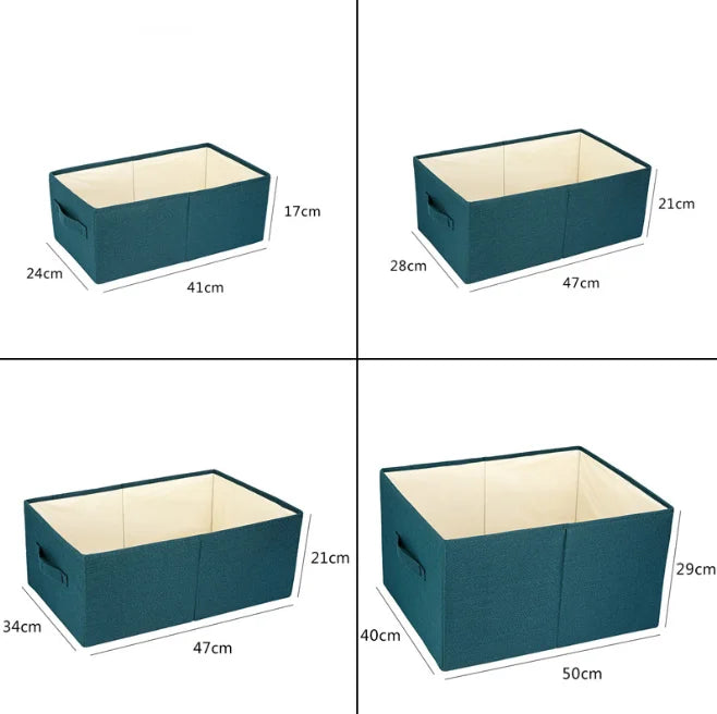 Large Foldable Storage Box Organizing Box For Closet Storage Clothing Storage Box Folding Storage Box For Home Office Storage