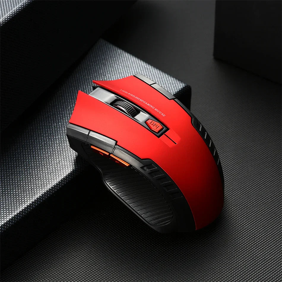 2.4G 6 Buttons Wireless Mouse 1600DPI Optical Mouse Gamer for Computer Wireless Mice with USB Receiver for PC Laptop Accessories