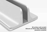 Vertical Laptop Stand Holder Foldable Aluminum Notebook Stand Laptop Tablet Stand Support For Macbook Air Pro PC 13-17 inch