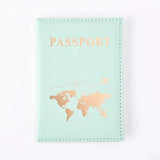 Fashion Women Travel Passport Cover Holder Case ID Credit Card Holder Travel Accessories Map Passports Wallet Ticket Protective