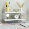 Adjustable Cosmetic Storage Shelf Desktop Organizer Kitchen Storage Rack Office Multi-Layer Dormitory Table Shelf Small Bookshel