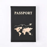 Passport Cover Passport Holder World Map Organizer Protective Card Case Credit Card Holder ID Document Passport Wallet