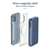 Xiaomi 50000mAh Portable Wireless Charging Power Bank Magnetic Charging Built-in Wire Mobile Phone Battery For Iphone Samsung