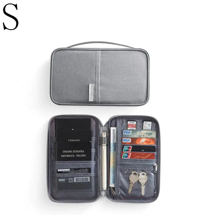 Passport packs Wallet Family Passport Holder Multi Functional Document Case Organizer Travel accessories Document Bag Cardholder