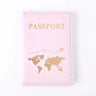 PU Passport Holder Map Pattern Ticket Passport Covers Travel Passport Protective Cover ID Credit Card Holder Travel Accessories