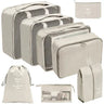 8/9/10/11 Pcs Set Travel Organizer Storage Bags Suitcase Packing Cubes Set Cases Portable Luggage Clothe Shoe Tidy Pouch Folding