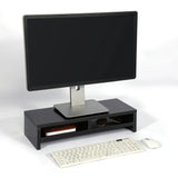 screen  Desktop Monitor Stand LCD TV Laptop Rack Computer Screen Riser Shelf  Office Desk Black Monitor shelf