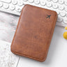 Zipper Document Passport Clip Large Capacity Travel Wallet Ticket Storage Bag Passport Clip