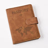 Passport Covers Women Men Letter Print Passport Holder Flight Ticket Clips ID Bank Credit Card Holder Passport Travel Organizer