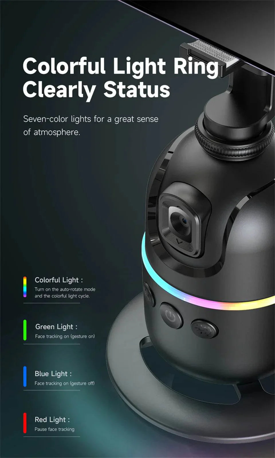 FANGTUOSI AI Smart Gimbal 360° Face Tracking Stabilizer