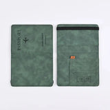 Men PU Leather Wallet Travel Passport Purse Card Male Travel Accessories Hand Carry Passport Business Cards Holder Wallet