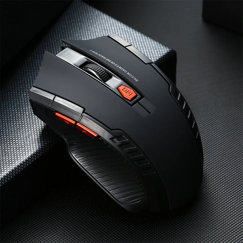 2.4G 6 Buttons Wireless Mouse 1600DPI Optical Mouse Gamer for Computer Wireless Mice with USB Receiver for PC Laptop Accessories