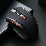 2.4G 6 Buttons Wireless Mouse 1600DPI Optical Mouse Gamer for Computer Wireless Mice with USB Receiver for PC Laptop Accessories