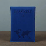 PU Passport Holder Map Pattern Ticket Passport Covers Travel Passport Protective Cover ID Credit Card Holder Travel Accessories